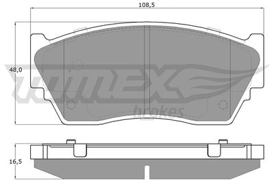 Brake Pad Set, disc brake TOMEX Brakes TX 11-79