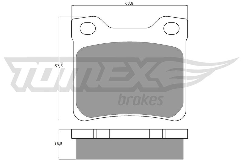 TOMEX Brakes TX 11-94 Brake Pad Set, disc brake