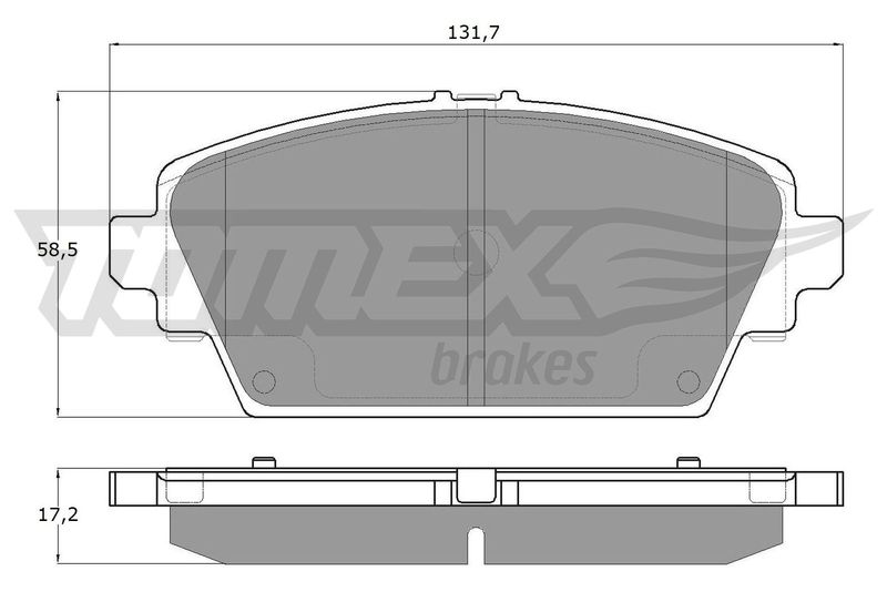 TOMEX Brakes TX 12-94 Brake Pad Set, disc brake
