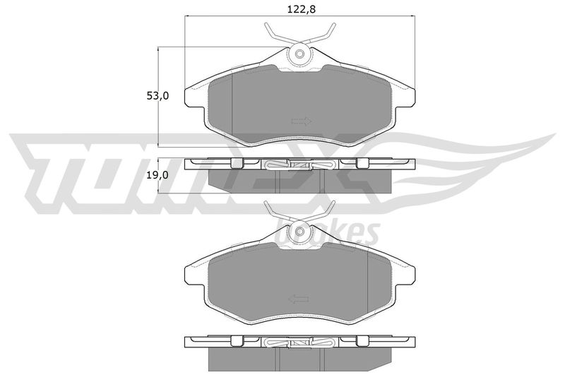 TOMEX Brakes TX 13-28 Brake Pad Set, disc brake