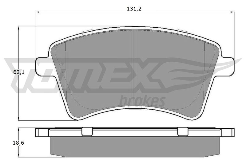 TOMEX Brakes TX 15-84 Brake Pad Set, disc brake