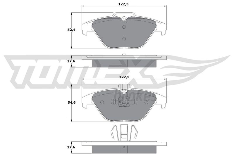 TOMEX Brakes TX 16-01 Brake Pad Set, disc brake