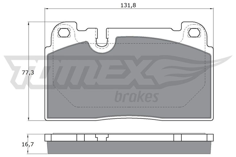 TOMEX Brakes TX 17-06 Brake Pad Set, disc brake