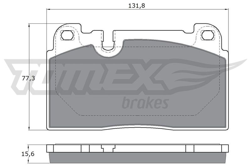 TOMEX Brakes TX 17-14 Brake Pad Set, disc brake