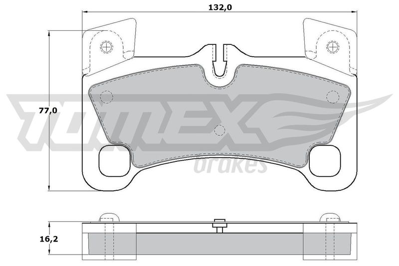 TOMEX Brakes TX 17-15 Brake Pad Set, disc brake