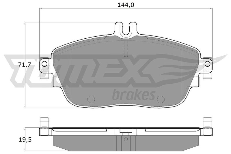 TOMEX Brakes TX 18-06 Brake Pad Set, disc brake