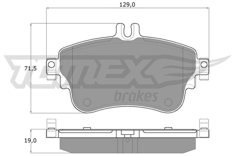 TOMEX Brakes TX 18-07 Brake Pad Set, disc brake