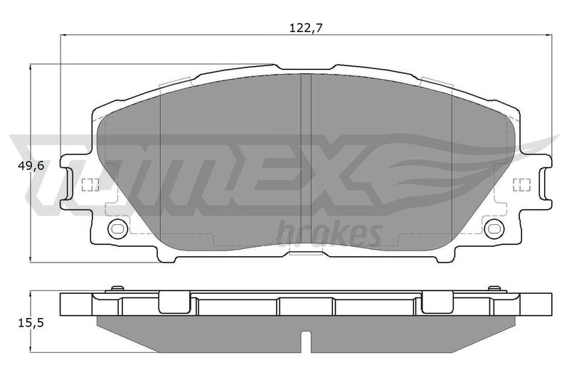 TOMEX Brakes TX 19-35 Brake Pad Set, disc brake