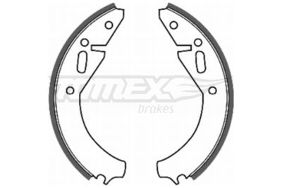Brake Shoe Set TOMEX Brakes TX 20-07