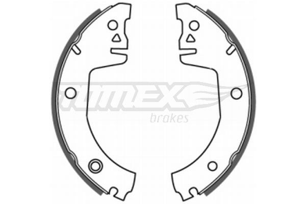 TOMEX Brakes TX 20-08 Brake Shoe Set
