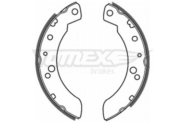 TOMEX Brakes TX 20-33 Brake Shoe Set
