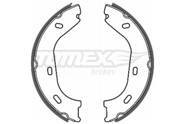TOMEX Brakes TX 20-36 Brake Shoe Set