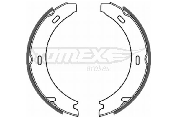 TOMEX Brakes TX 20-37 Brake Shoe Set