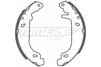 Brake Shoe Set TOMEX Brakes TX 20-41