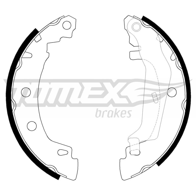 TOMEX Brakes TX 20-43 Brake Shoe Set