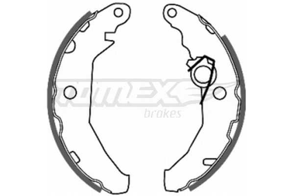 TOMEX Brakes TX 20-46 Brake Shoe Set