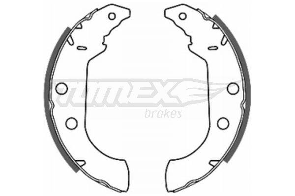 TOMEX Brakes TX 20-67 Brake Shoe Set