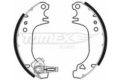Brake Shoe Set TOMEX Brakes TX 20-80