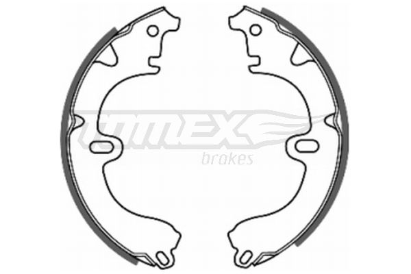 TOMEX Brakes TX 20-82 Brake Shoe Set