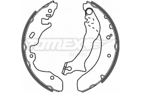 TOMEX Brakes TX 20-84 Brake Shoe Set