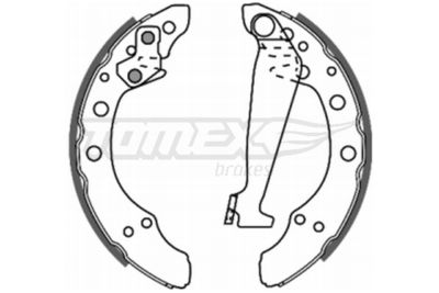 Brake Shoe Set TOMEX Brakes TX 20-86