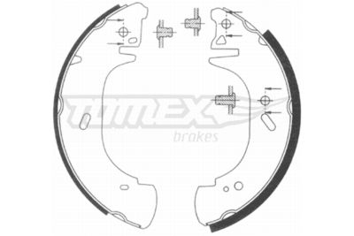 Brake Shoe Set TOMEX Brakes TX 20-89