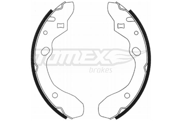 TOMEX Brakes TX 20-91 Brake Shoe Set