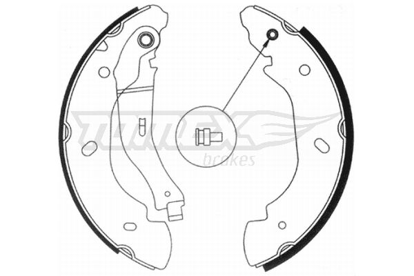 TOMEX Brakes TX 20-94 Brake Shoe Set