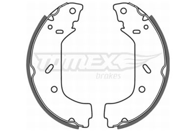 Brake Shoe Set TOMEX Brakes TX 20-98