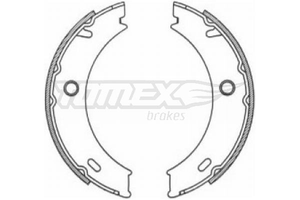 TOMEX Brakes TX 21-18 Brake Shoe Set