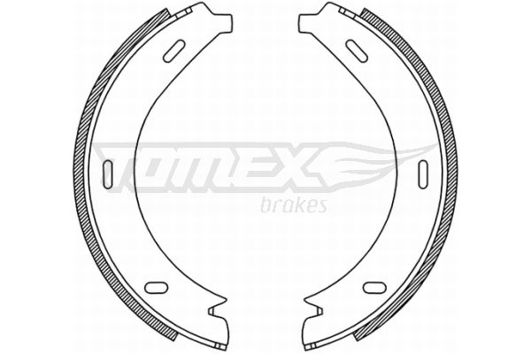 TOMEX Brakes TX 21-19 Brake Shoe Set