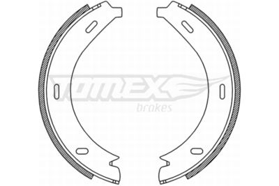 Brake Shoe Set TOMEX Brakes TX 21-19