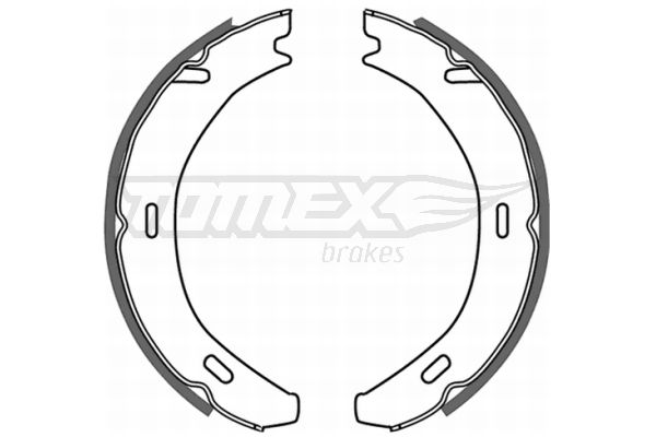 TOMEX Brakes TX 21-20 Brake Shoe Set