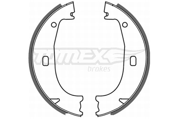TOMEX Brakes TX 21-23 Brake Shoe Set