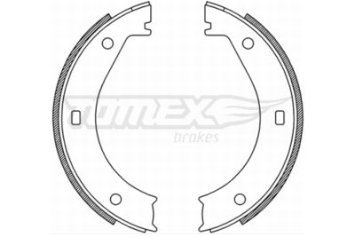 Brake Shoe Set TOMEX Brakes TX 21-25