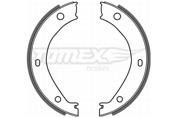 TOMEX Brakes TX 21-26 Brake Shoe Set