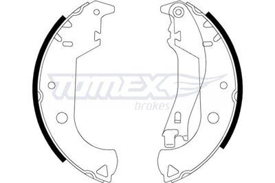 Brake Shoe Set TOMEX Brakes TX 21-30