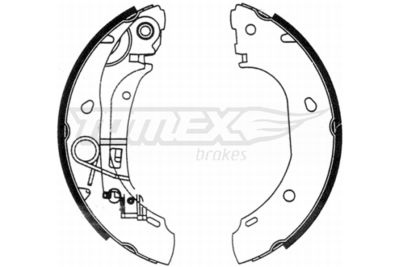 Brake Shoe Set TOMEX Brakes TX 21-31