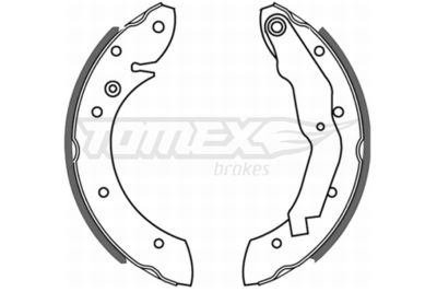 Brake Shoe Set TOMEX Brakes TX 21-33