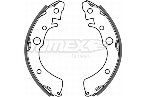 TOMEX Brakes TX 21-35 Brake Shoe Set