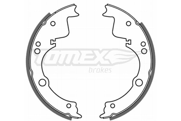 TOMEX Brakes TX 21-40 Brake Shoe Set