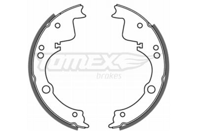 Brake Shoe Set TOMEX Brakes TX 21-40