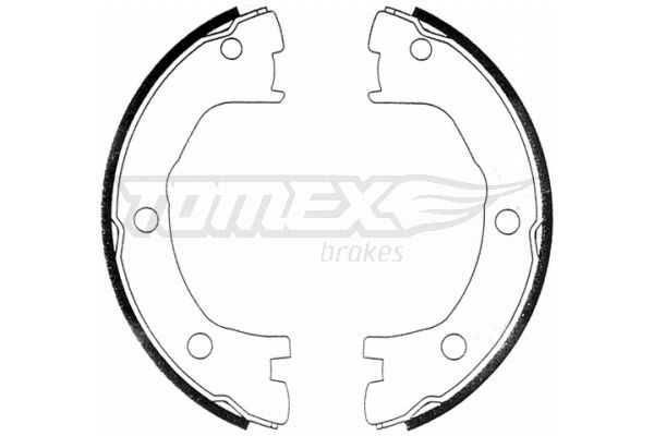 TOMEX Brakes TX 21-41 Brake Shoe Set