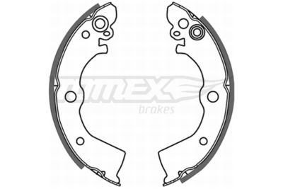 Brake Shoe Set TOMEX Brakes TX 21-50