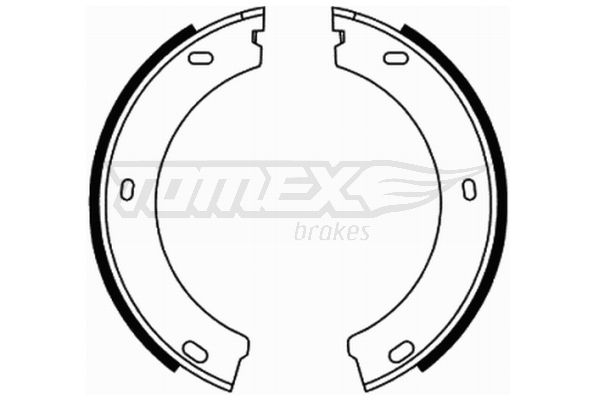 TOMEX Brakes TX 21-73 Brake Shoe Set
