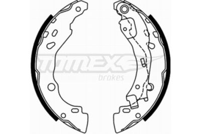 Brake Shoe Set TOMEX Brakes TX 21-77