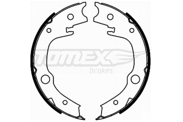 TOMEX Brakes TX 21-86 Brake Shoe Set