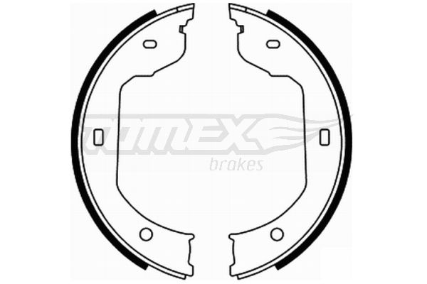 TOMEX Brakes TX 21-90 Brake Shoe Set