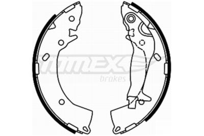 Brake Shoe Set TOMEX Brakes TX 21-92