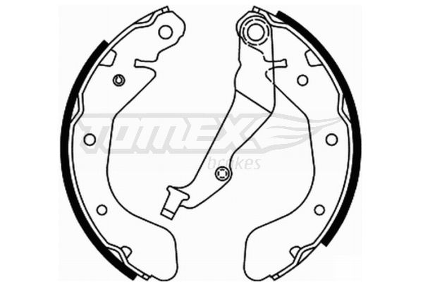 TOMEX Brakes TX 21-93 Brake Shoe Set